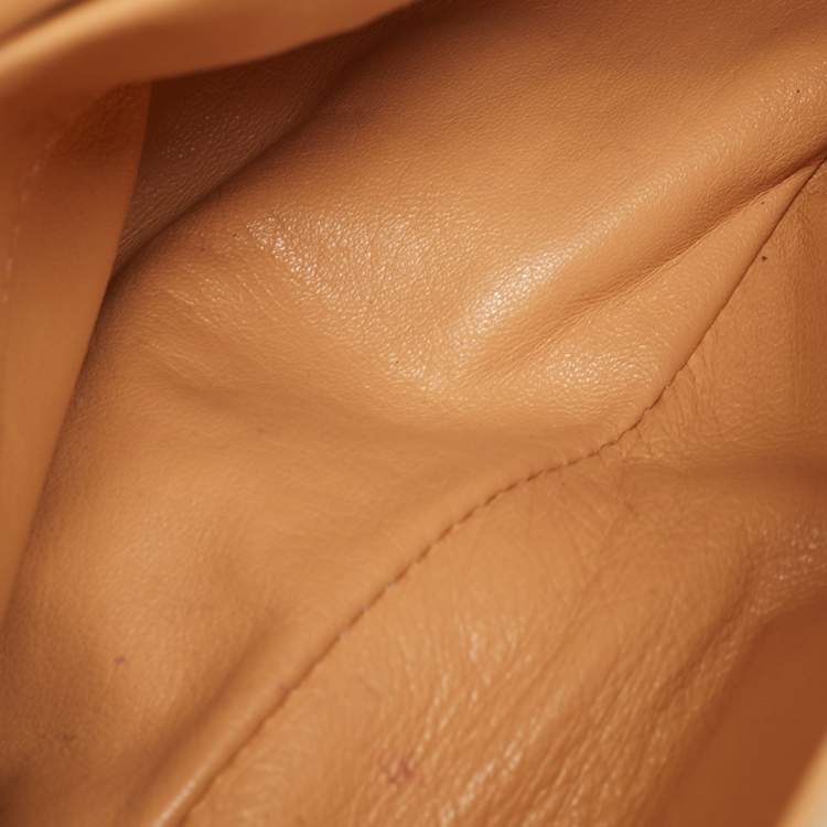 Pre Owned Chloe Elsie Small Beige/Gold Python Shoulder Bag