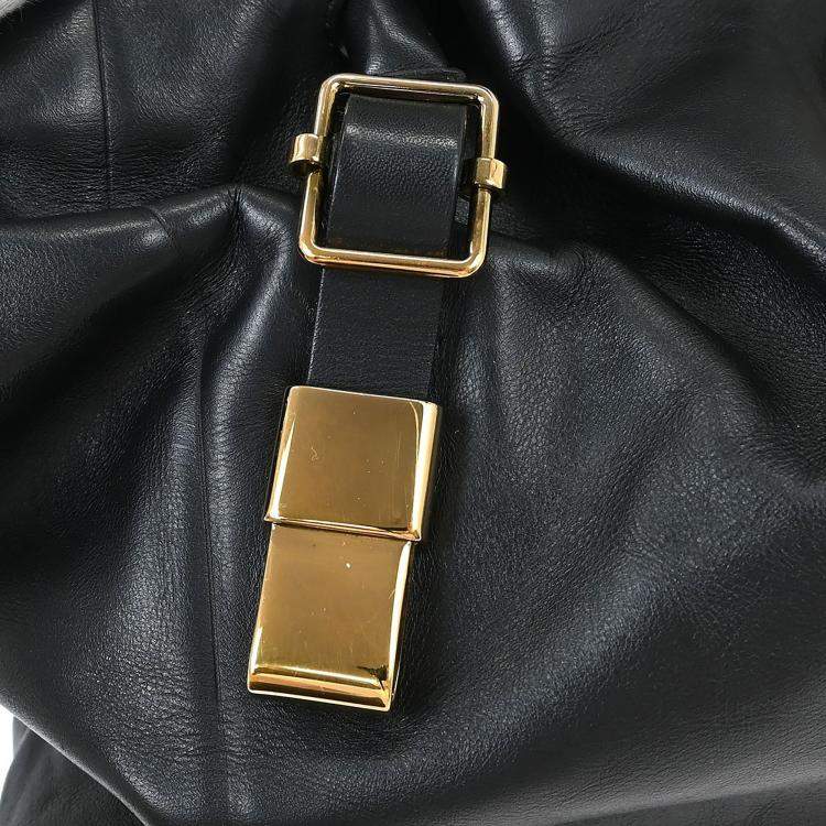 Pre Owned Chloe Black Victoria Tote Handbag