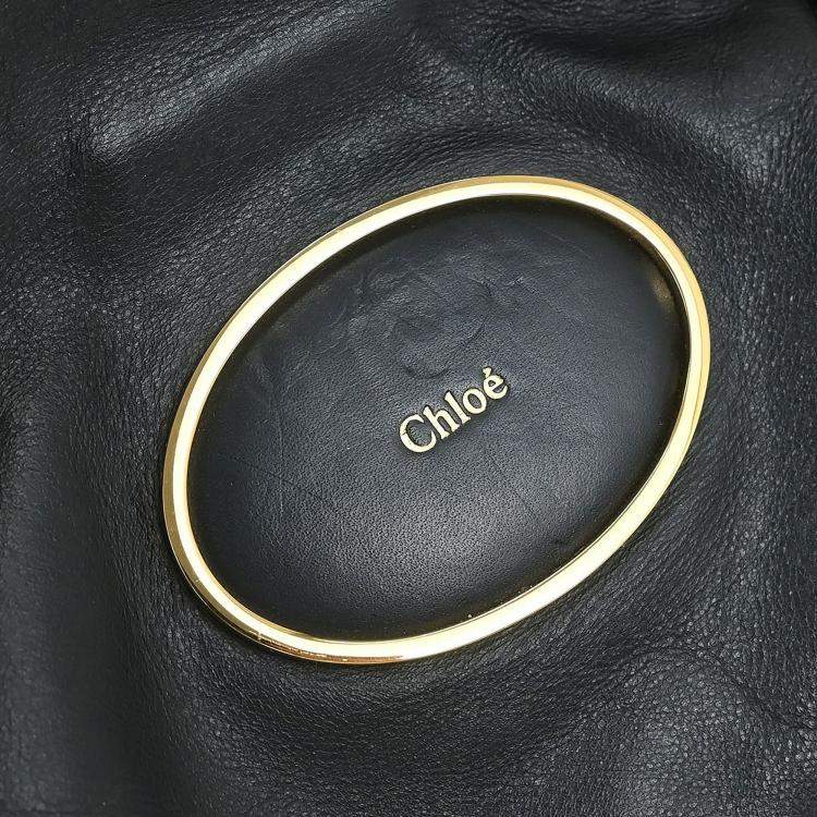 Pre Owned Chloe Black Victoria Tote Handbag