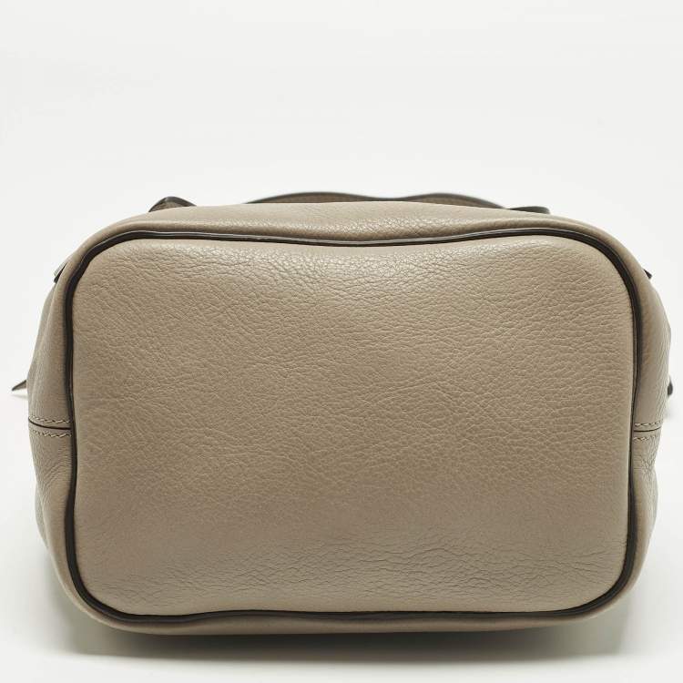 Pre Owned Chloe Faye Day Small Beige Leather and Suede Backpack