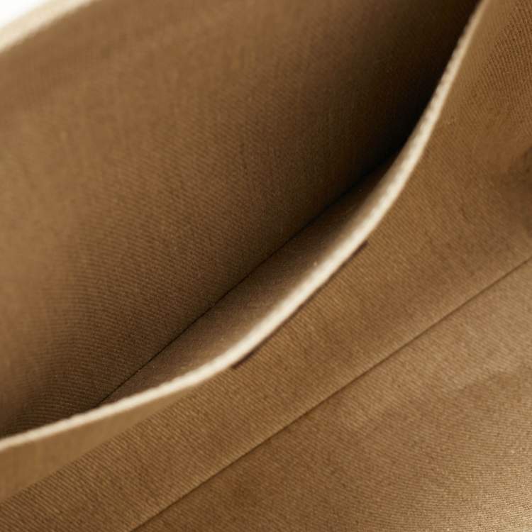 Pre Owned Chloé Woody Medium Beige/Pink Canvas Tote