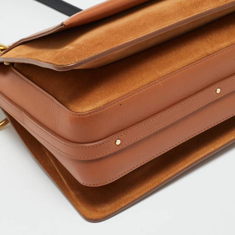 Pre Owned Chloe Roy Brown/Black Leather Shoulder Bag