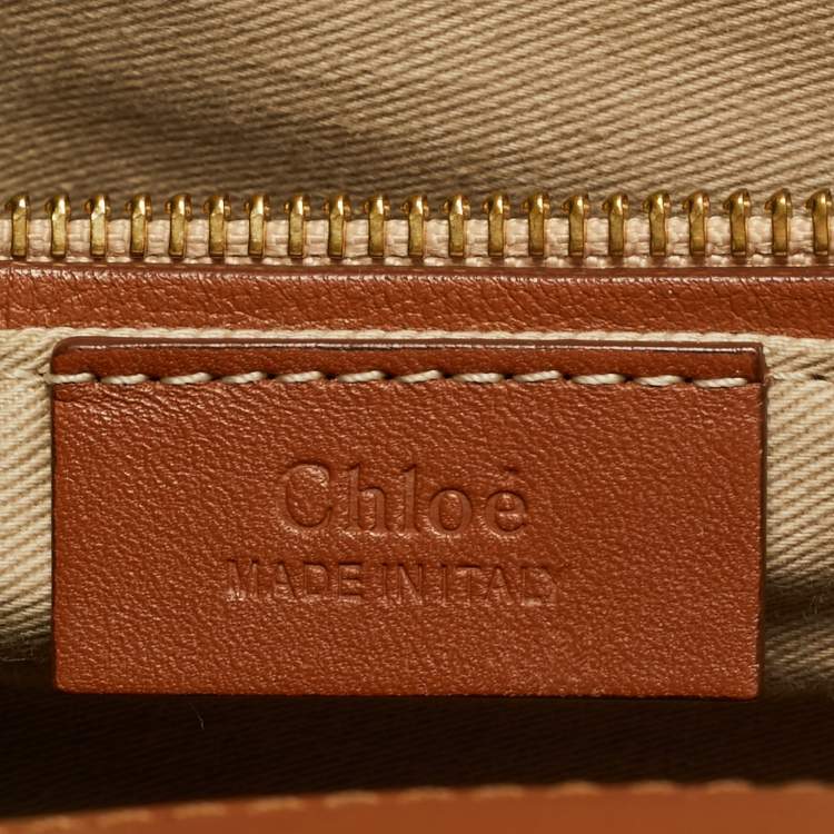 Pre Owned Chloe Roy Brown/Black Leather Shoulder Bag