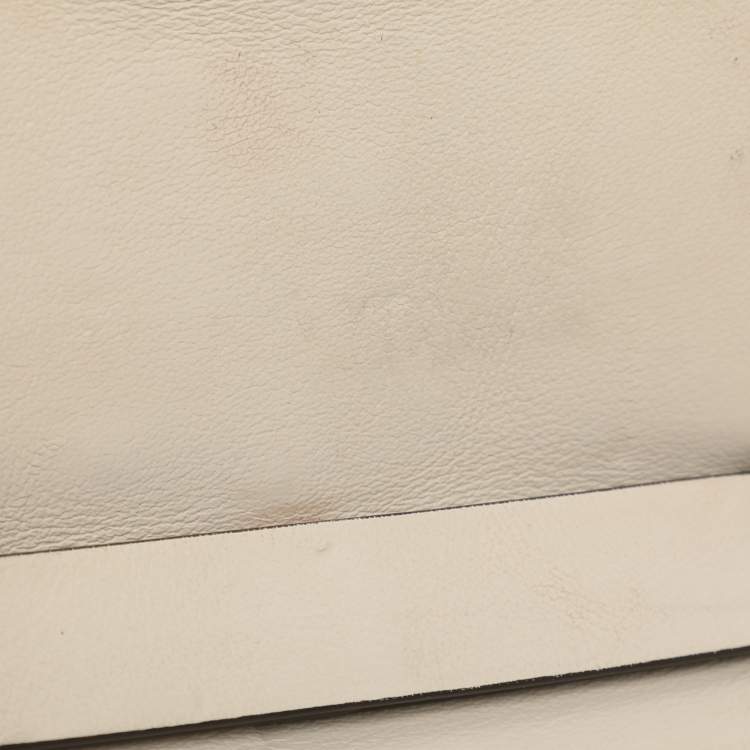 مملوكة مسبقًا Chloe Palm Embellished Drew Small Light Beige Leather Shoulder Bags