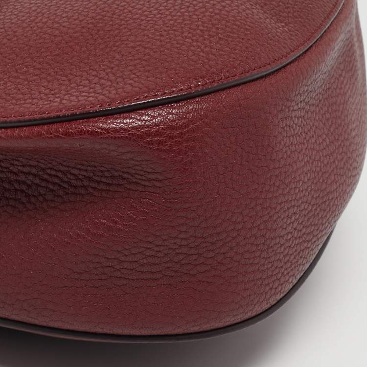 Pre Owned Chloe Drew Large Red Leather Shoulder Bag