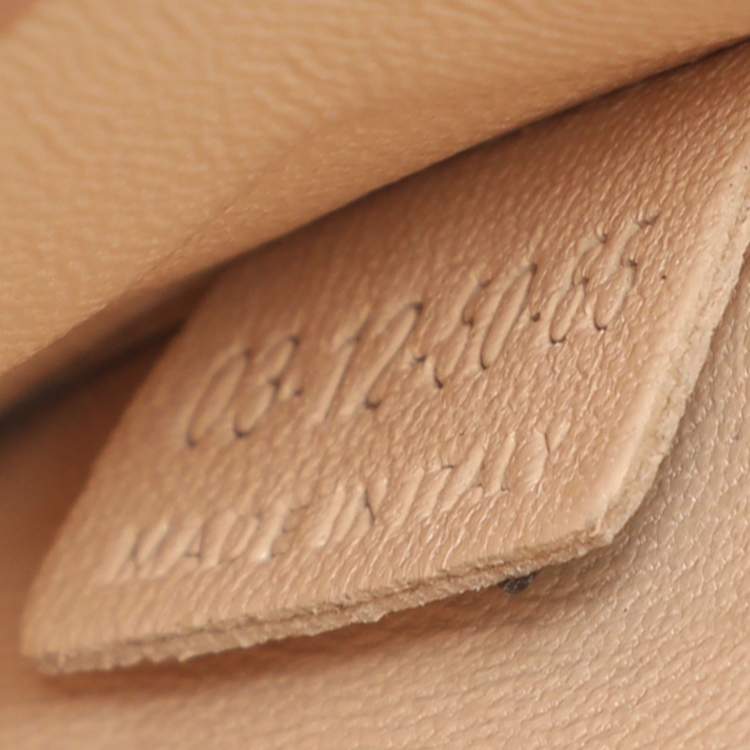 Pre Owned Chloe Sally Small Metallic Python Embossed Leather Shoulder Bag