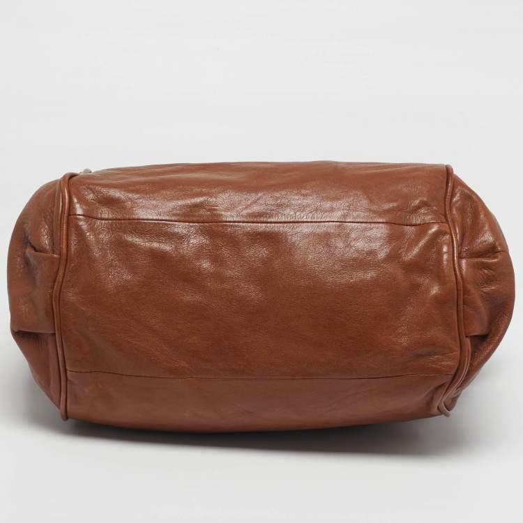 Pre Owned Chloe Ethel Brown Leather Tote