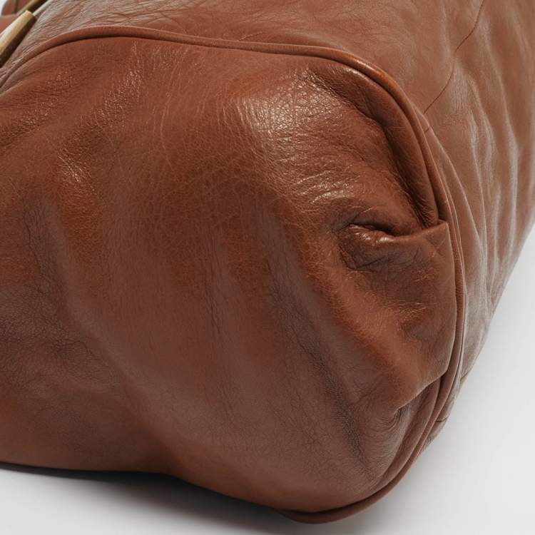 Pre Owned Chloe Ethel Brown Leather Tote