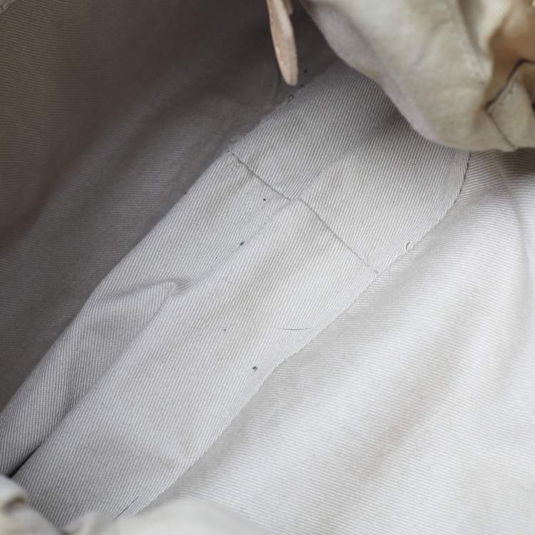 Pre Owned Chloe Paraty Large Perforated Leather Shoulder Bag