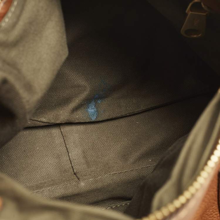 Pre Owned Chloe Marcie Small Brown Leather Satchel