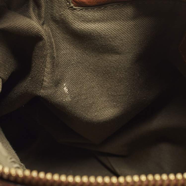 Pre Owned Chloe Marcie Small Brown Leather Satchel