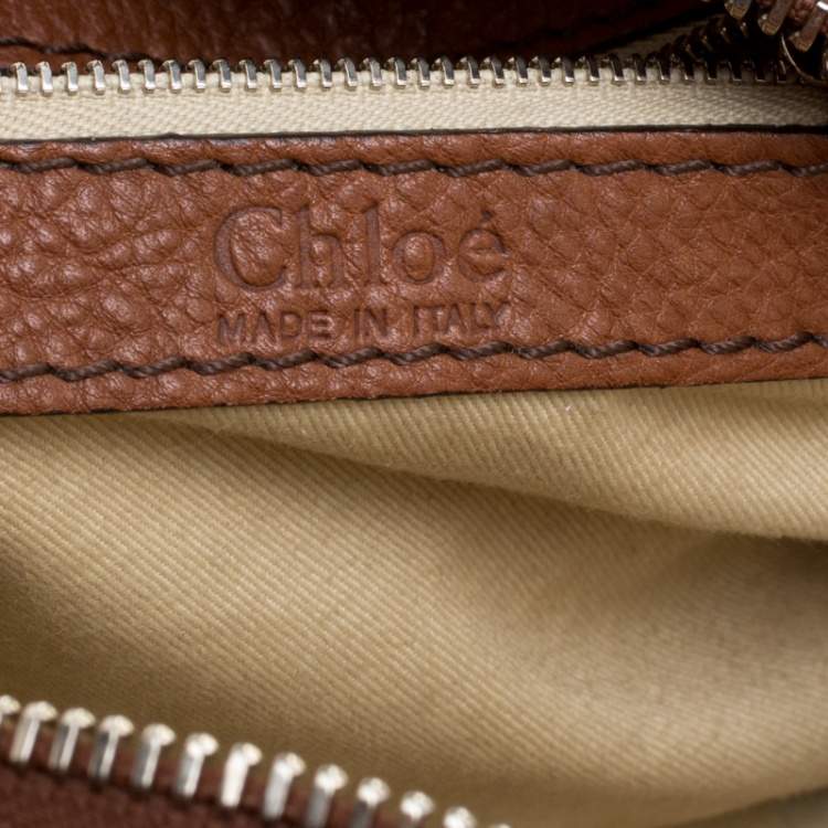Pre Owned Chloe Brown Leather Medium Paddington Satchel