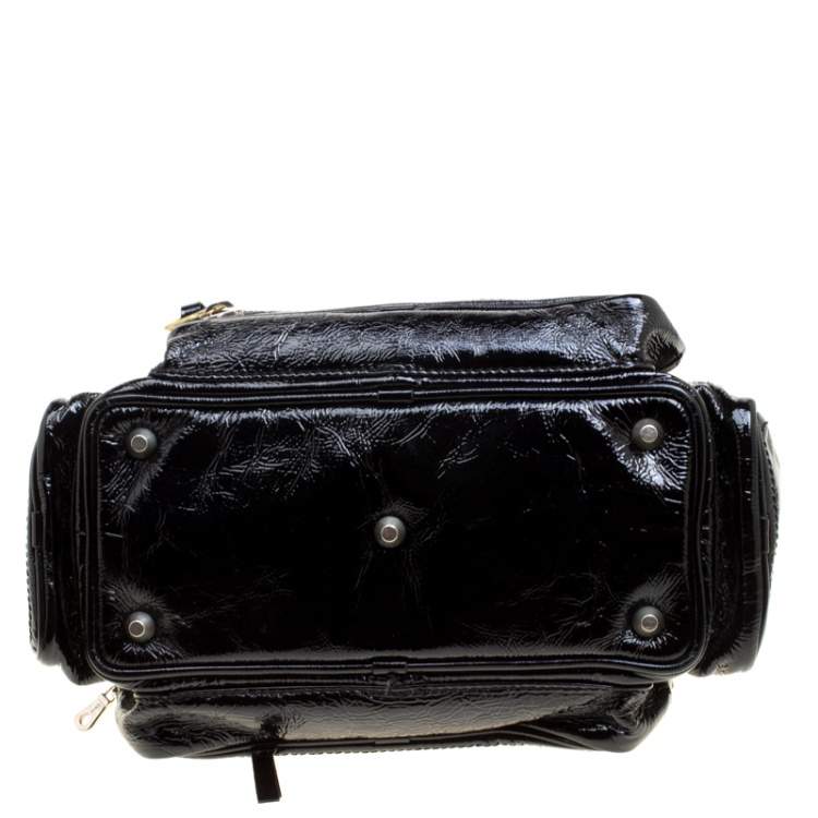 Pre Owned Chloe Black Patent Leather Ada Shoulder Bag
