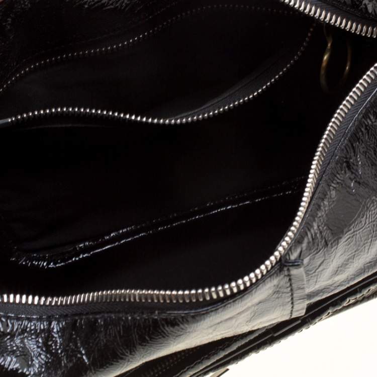 Pre Owned Chloe Black Patent Leather Ada Shoulder Bag