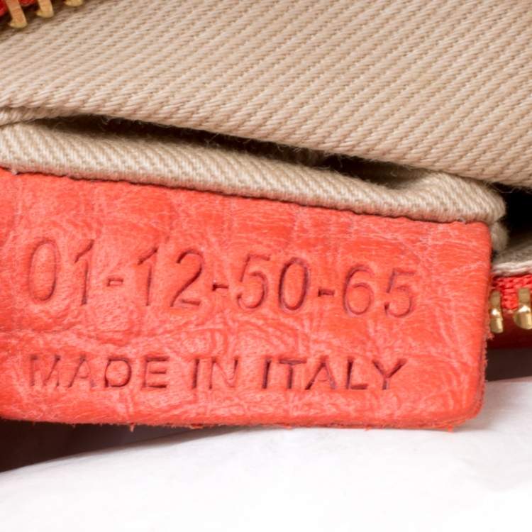 Pre Owned Chloe Pink/Coral Orange Leather Medium Sally Flap Shoulder Bag