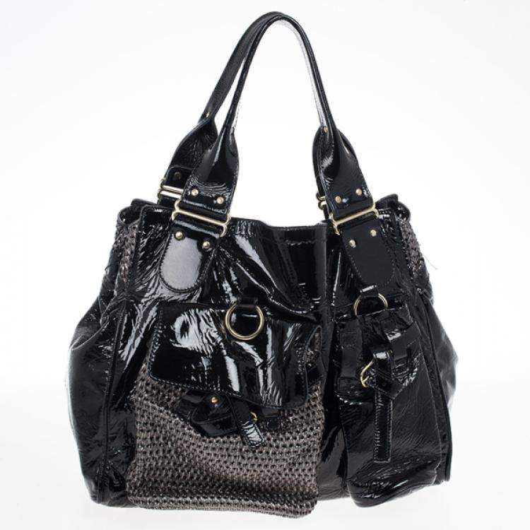 Pre Owned Chloe Patent Leather Ada Tote