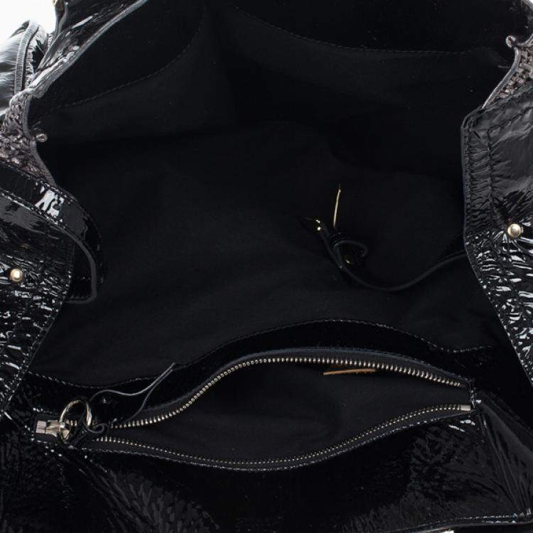 Pre Owned Chloe Patent Leather Ada Tote