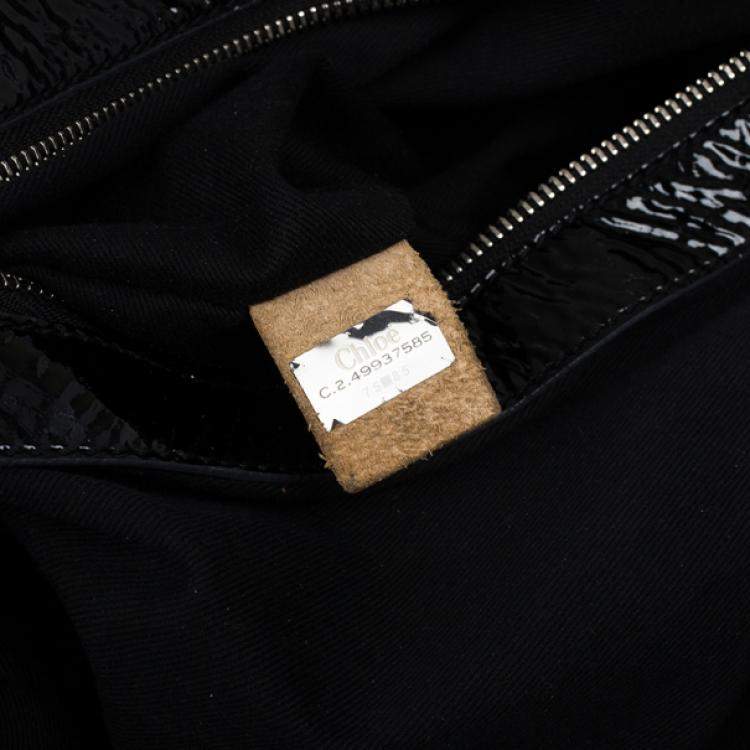 Pre Owned Chloe Patent Leather Ada Tote