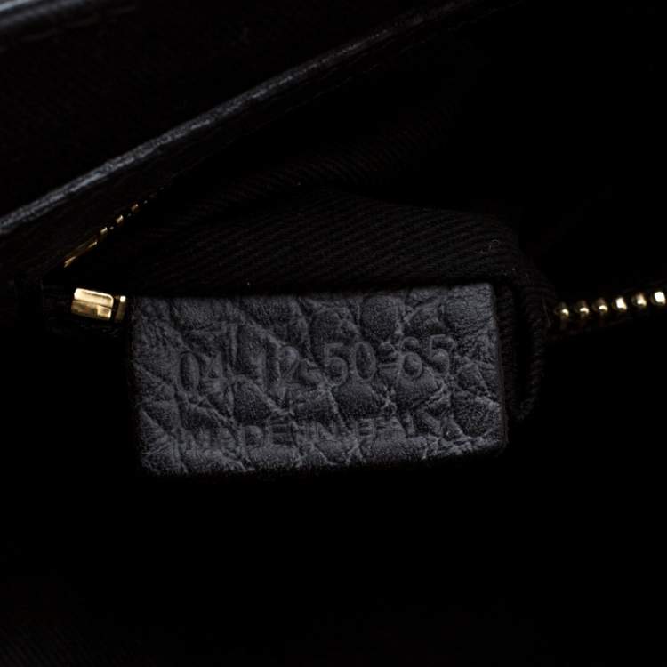 Pre Owned Chloe Black Leather Sally Medium Shoulder Bag