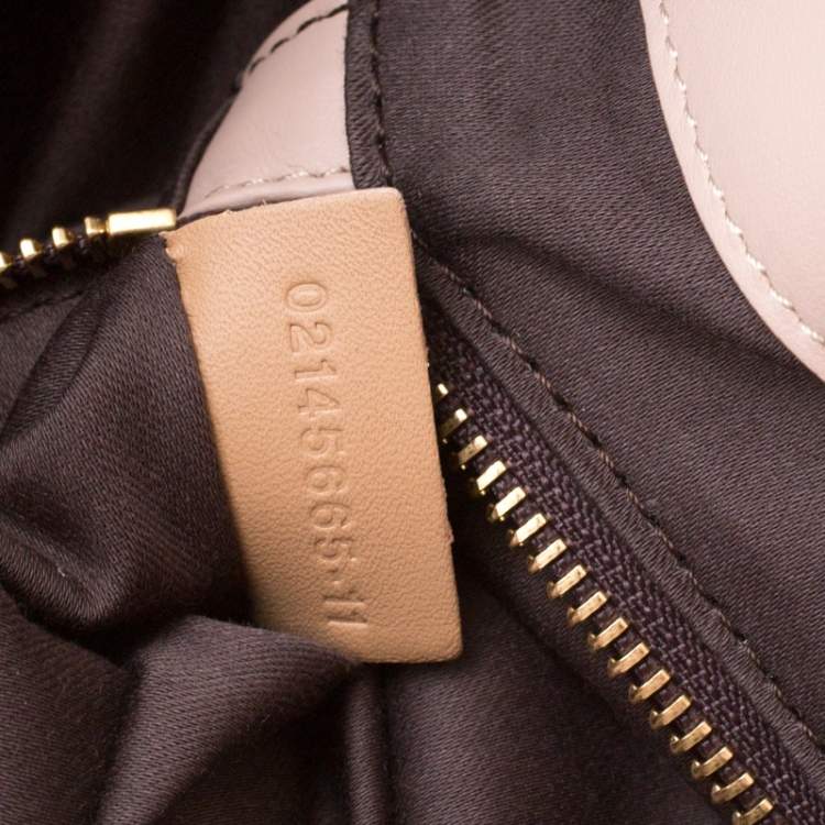 Pre Owned Chloe Python Leather Baylee Tote
