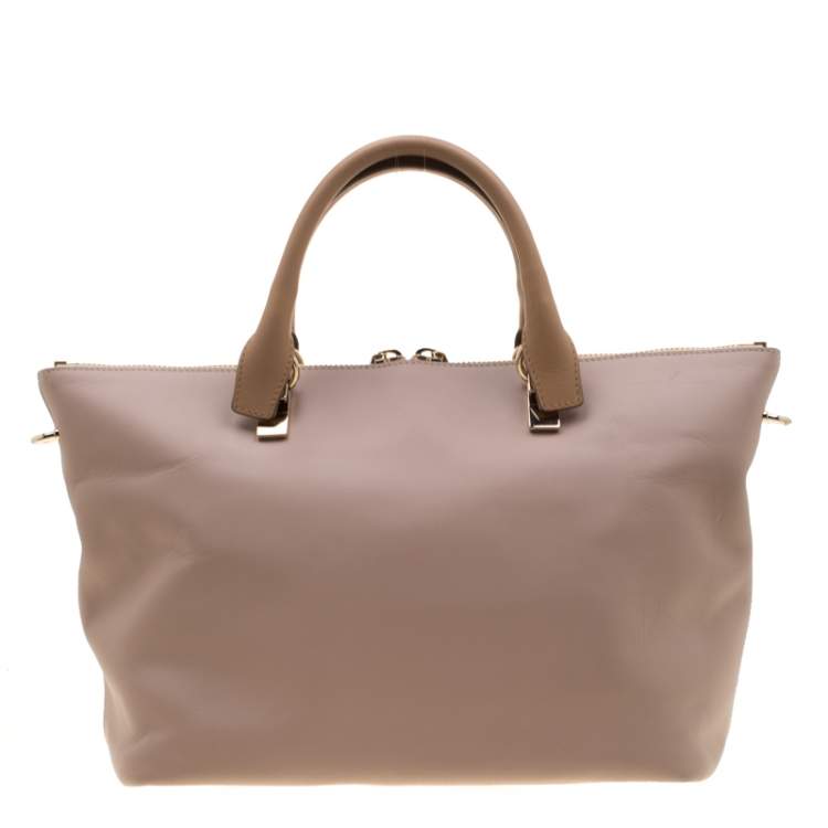 Pre Owned Chloe Python Leather Baylee Tote