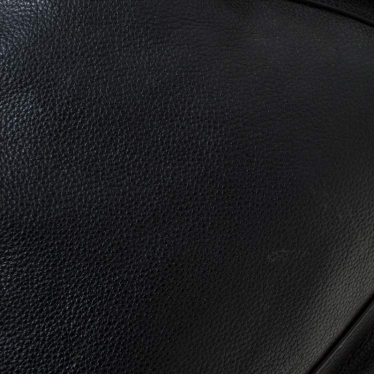 Pre Owned Chloe Black Leather Large Paraty Shoulder Bag