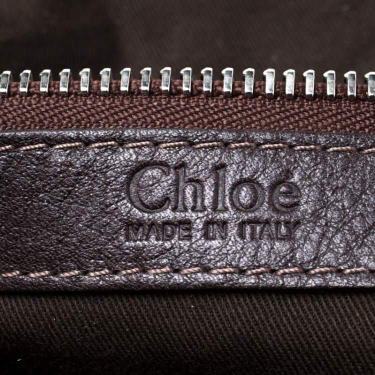 Pre Owned Chloe Dark Brown Leather Paddington Capsule Satchel