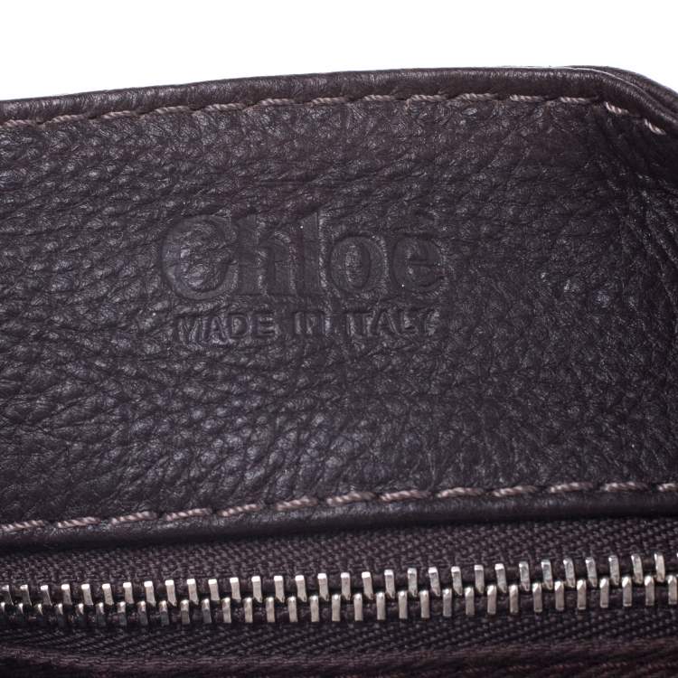 Pre Owned Chloe Chocolate Brown Leather Medium Paddington Satchel