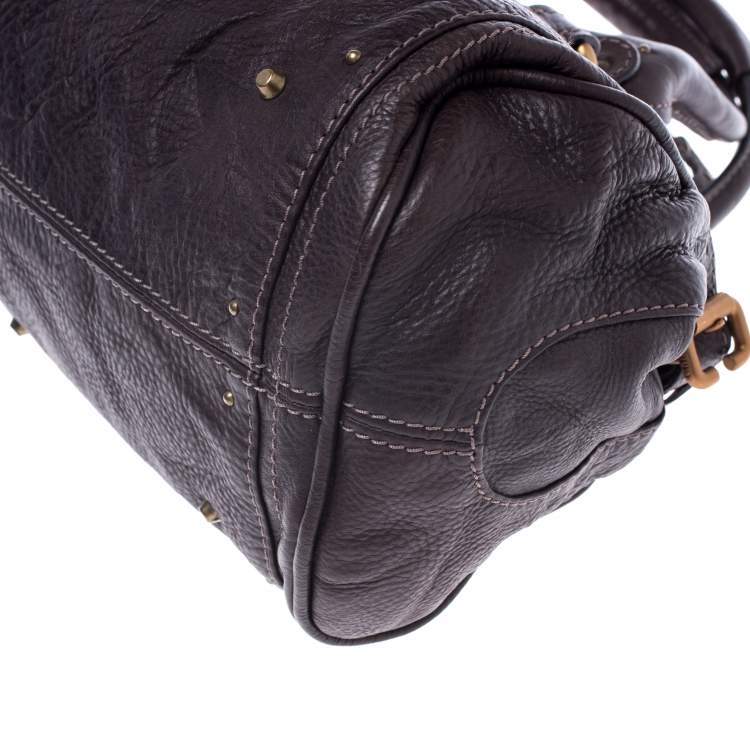 Pre Owned Chloe Chocolate Brown Leather Medium Paddington Satchel