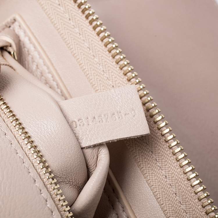 Pre Owned Chloe Tricolor Leather Large Clare Shoulder Bag