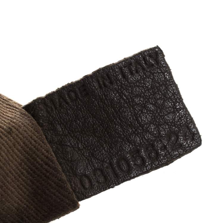Pre Owned Chloe Dark Brown Leather Medium Marcie Shoulder Bag