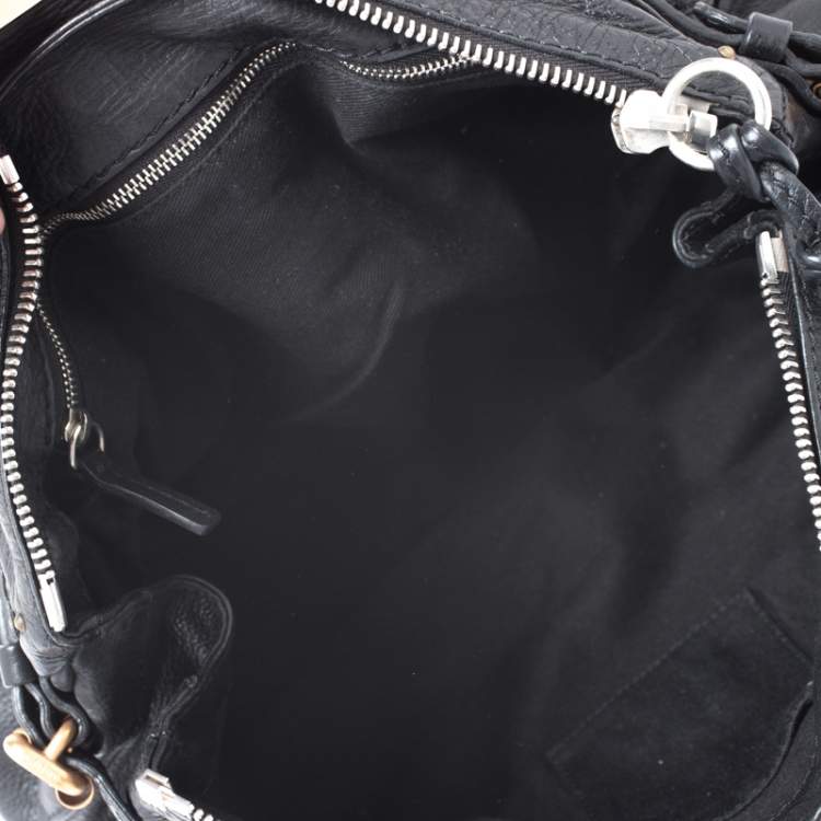 Pre Owned Chloe Black Leather Paddington Satchel