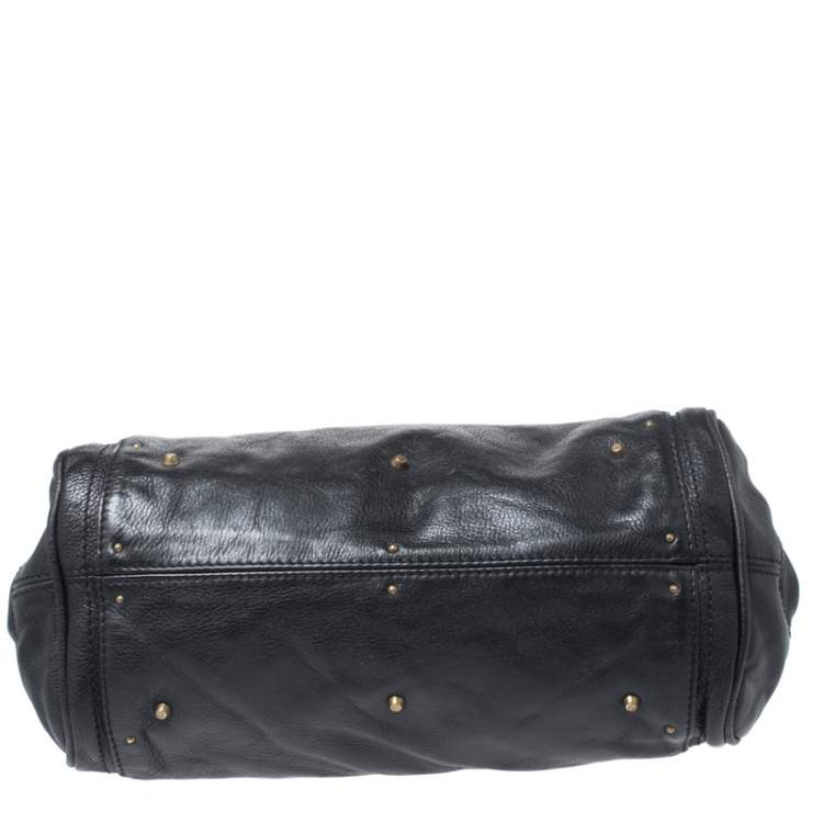 Pre Owned Chloe Black Leather Paddington Satchel