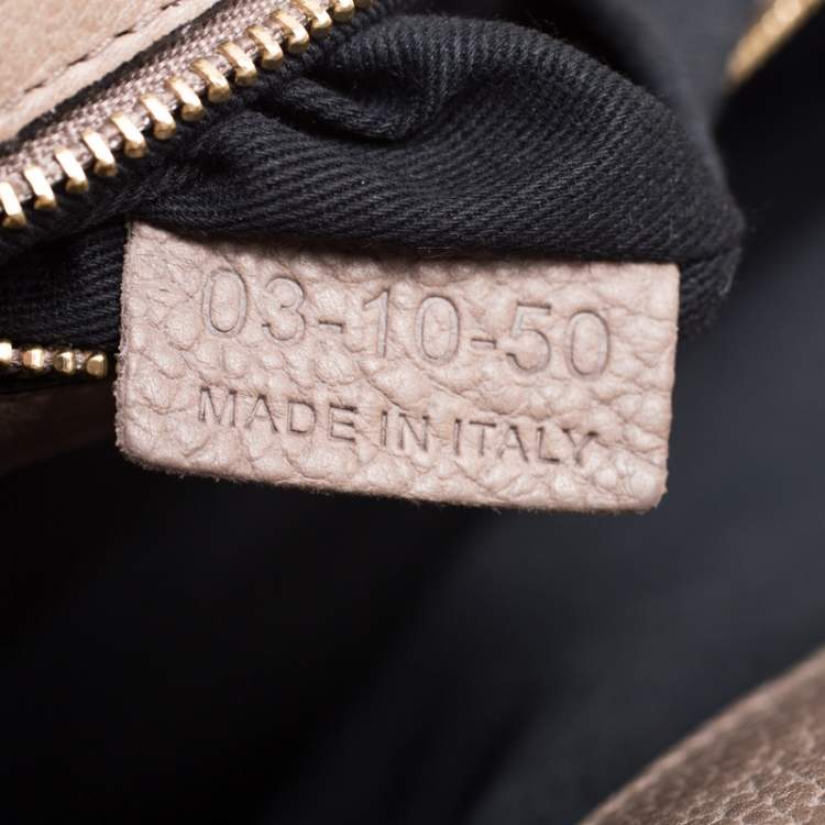 Pre Owned Chloe Beige Leather Medium Sally Flap Shoulder Bag