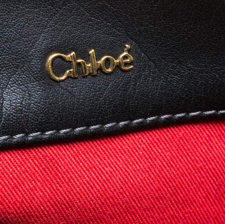 Pre Owned Chloe Black Leather Eden Crossbody Bag