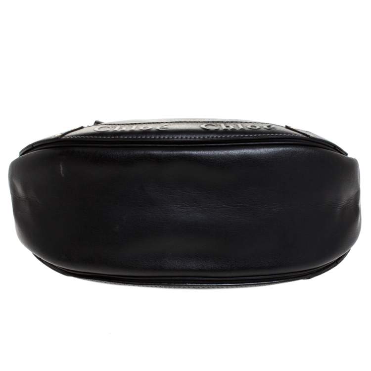 Pre Owned Chloe Black Leather Eden Crossbody Bag