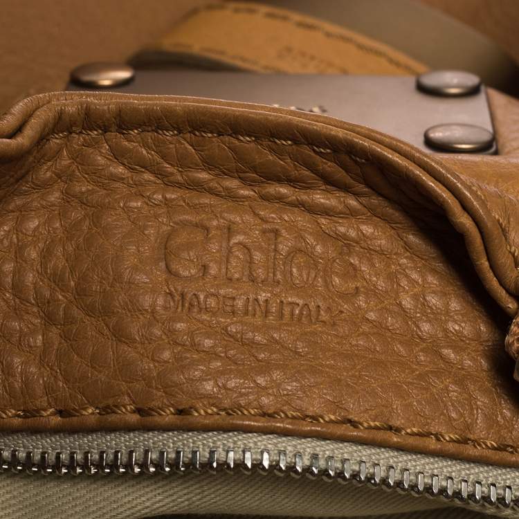 Pre Owned Chloe Tan Leather Medium Paddington Satchel