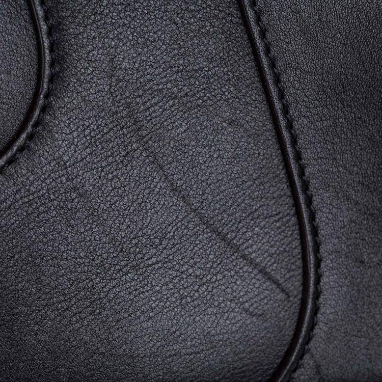 Pre Owned Chloe Black Leather Hayley Bag