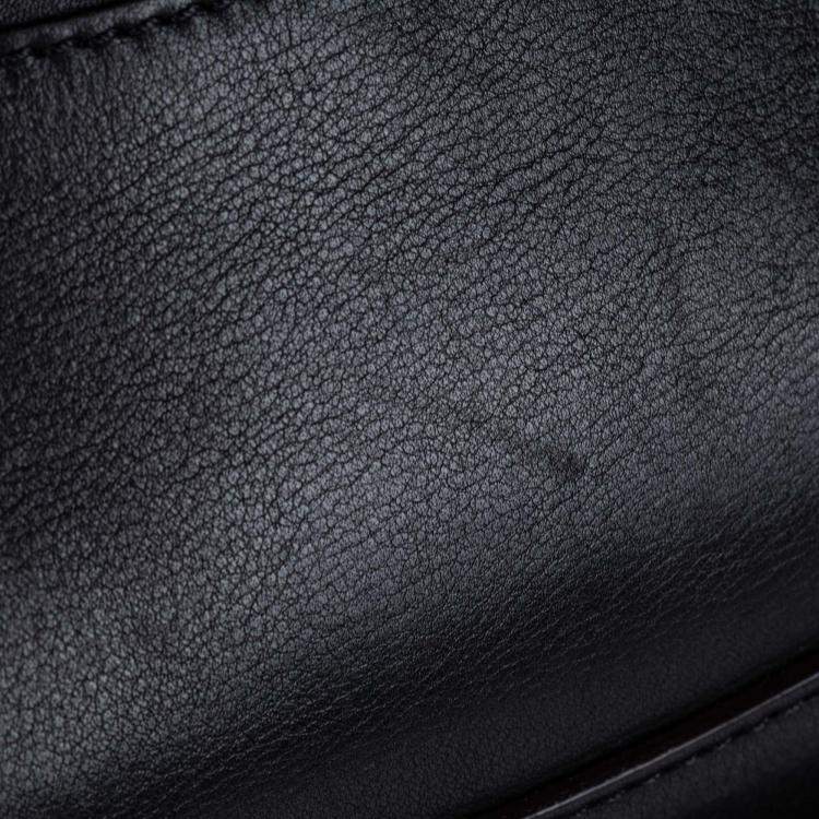 Pre Owned Chloe Black Leather Hayley Bag