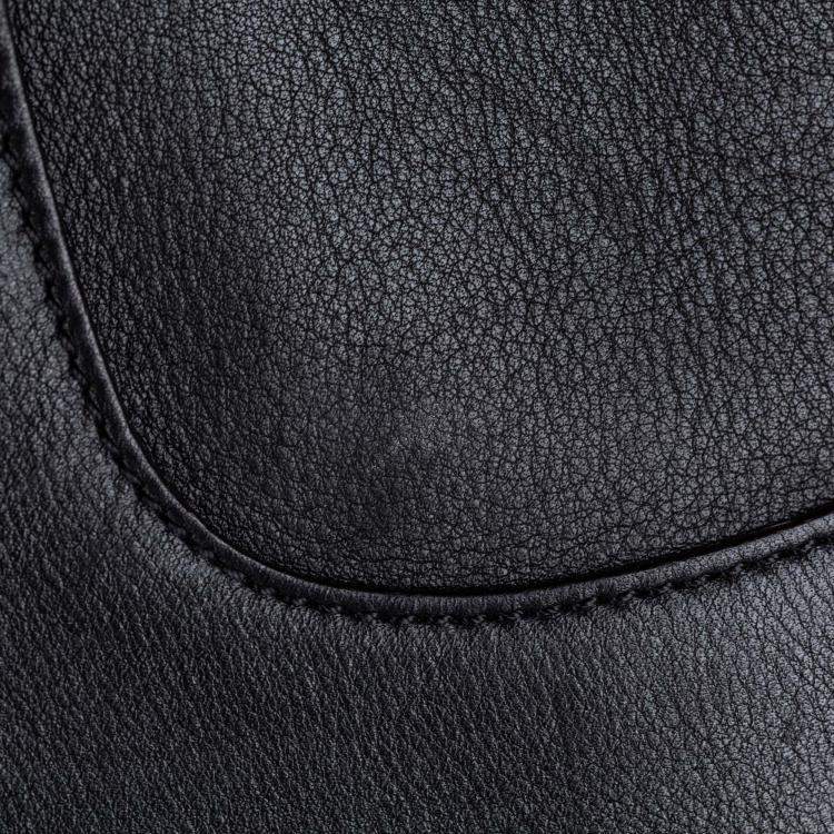 Pre Owned Chloe Black Leather Hayley Bag