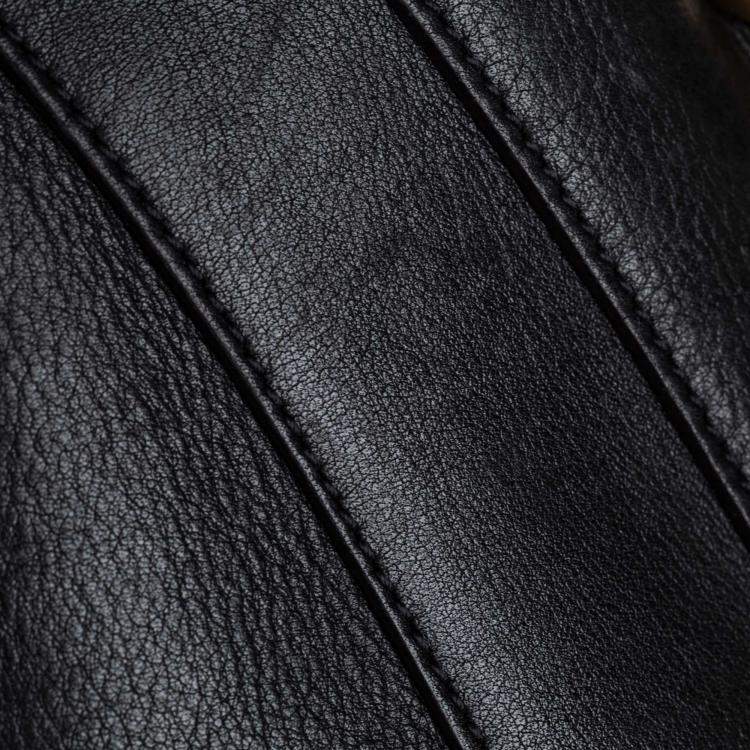 Pre Owned Chloe Black Leather Hayley Bag