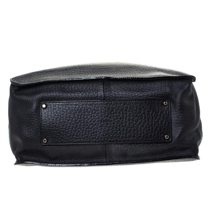 Pre Owned Chloe Black Leather Sally Shoulder Bag