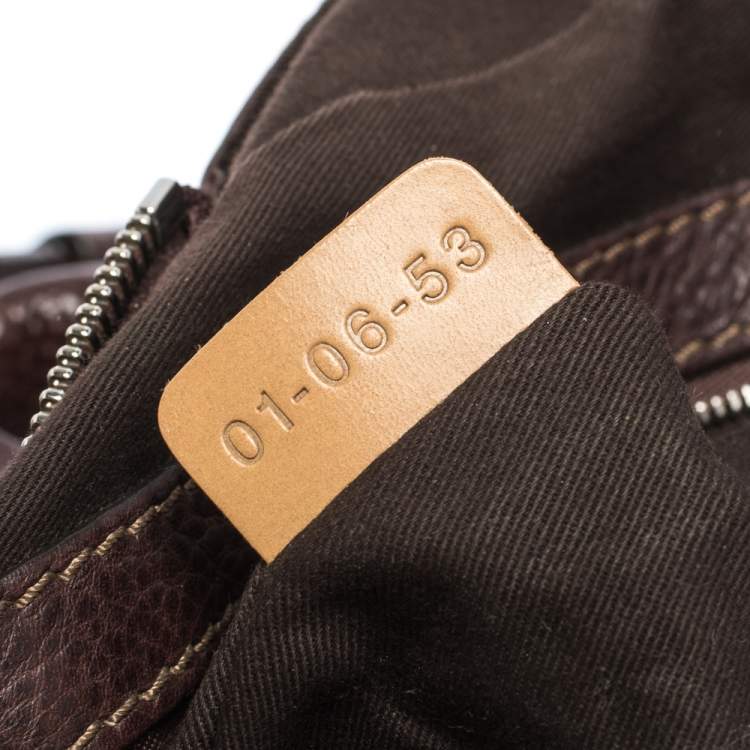 Pre Owned Chloe Dark Brown Leather Paddington Zipped Satchel