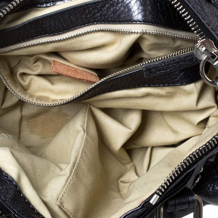 Pre Owned Chloe Metallic Leather Mini Paddington Satchel