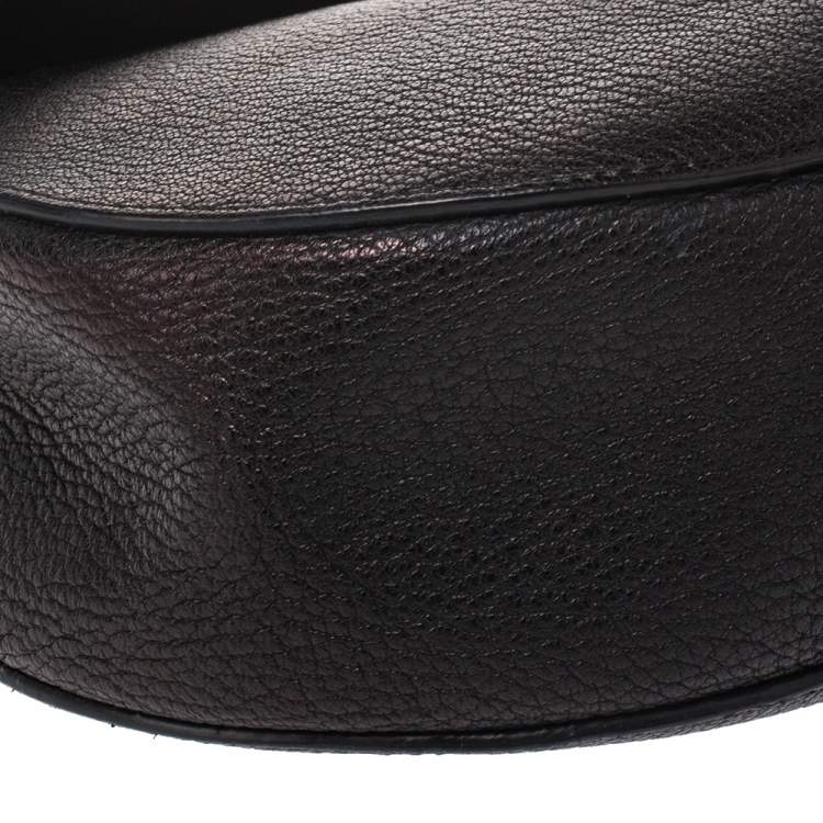 مملوكة مسبقًا Chloe Black Leather Medium Drew Shoulder Bag