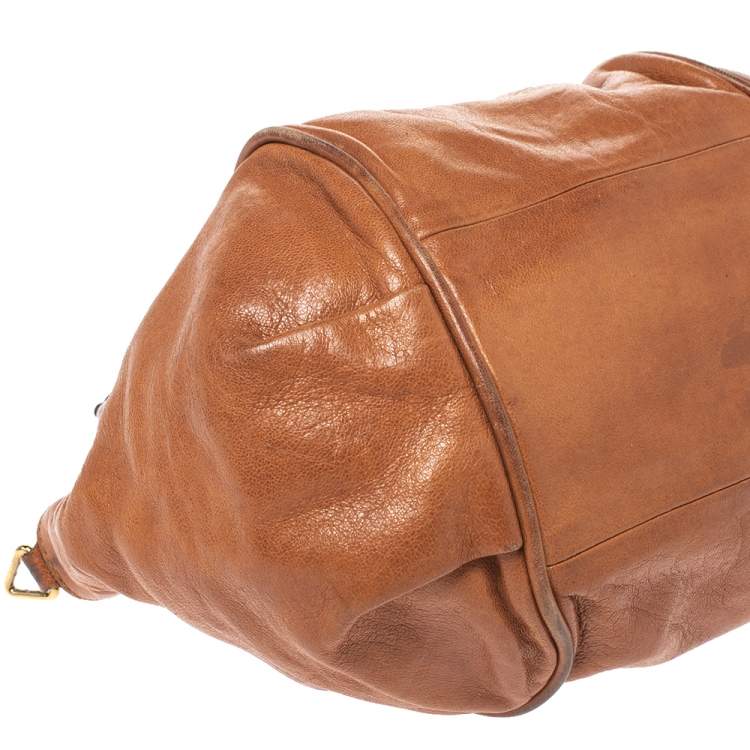 مملوكة مسبقًا Chloe Tan Leather Crossbody Bag