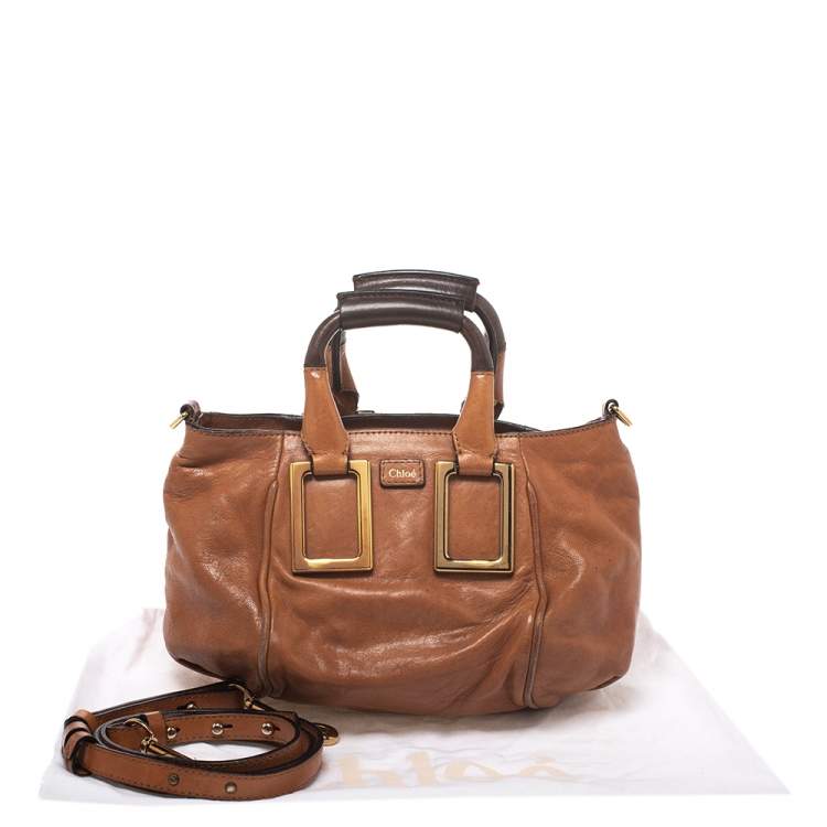 مملوكة مسبقًا Chloe Tan Leather Crossbody Bag