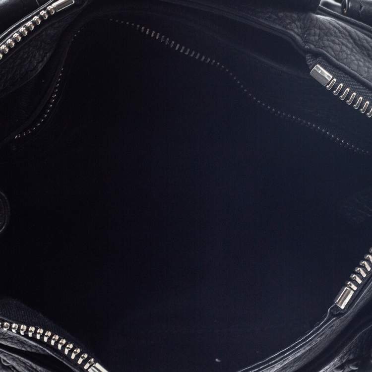Pre Owned Chloe Black Leather Mini Paddington Bag