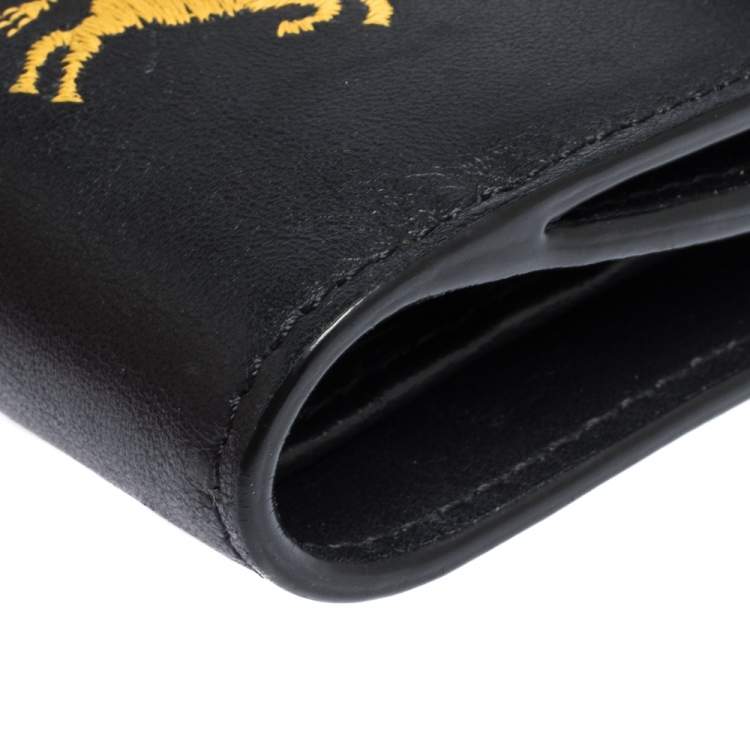 Pre Owned Chloe Dark Blue Leather Drew Compact Wallet