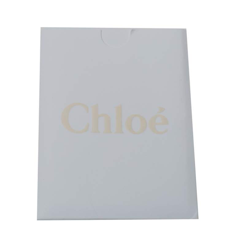 Pre Owned Chloe Dark Grey Leather Sally Clutch
